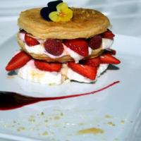 Mille feuille aux fruits rouges