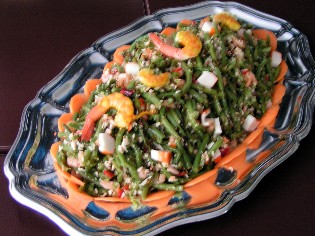salade de haricots verts