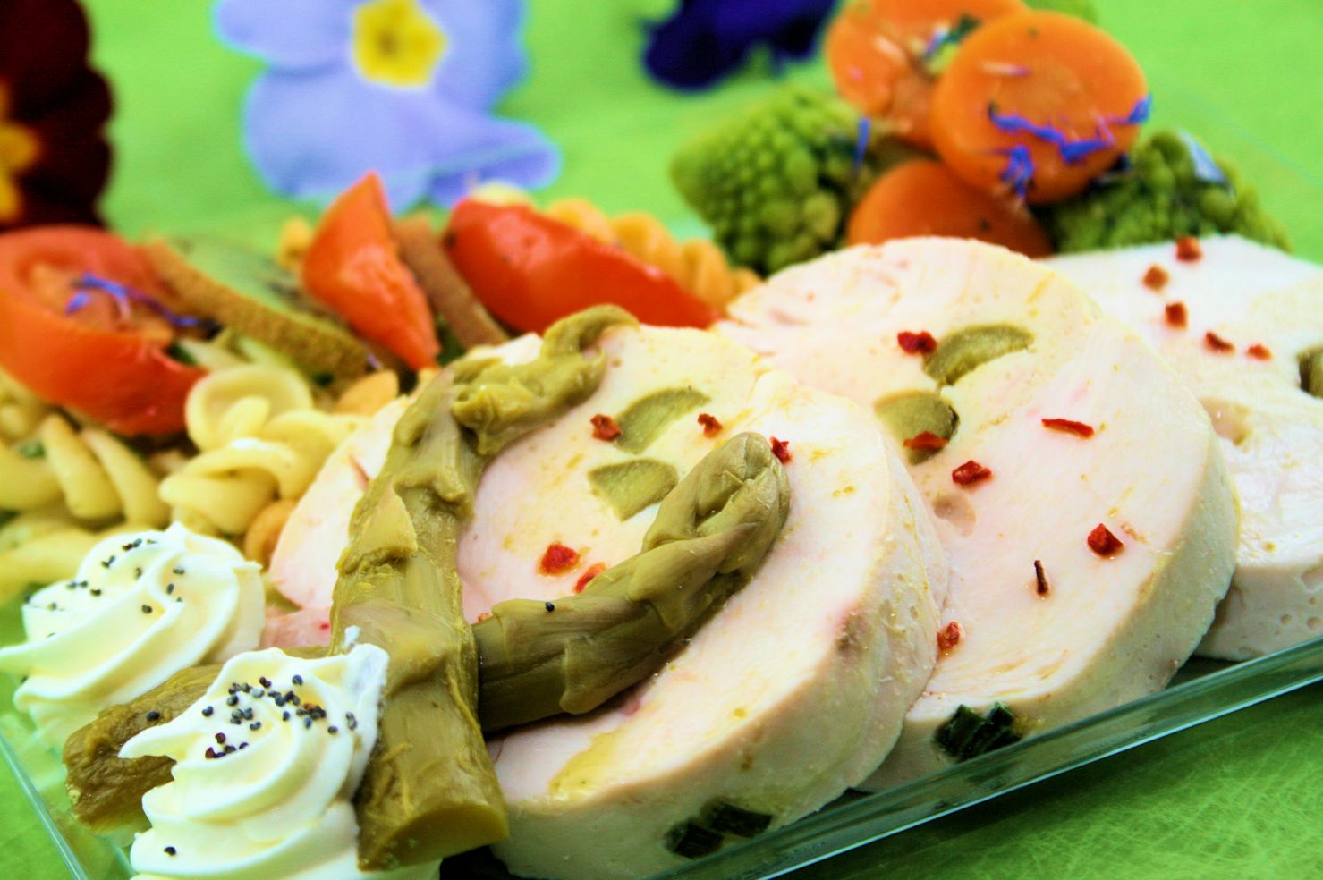 16 poulet aux asperges verttes