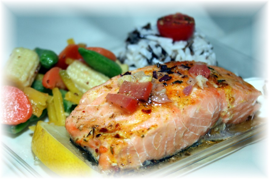 Coffret repas saumon
