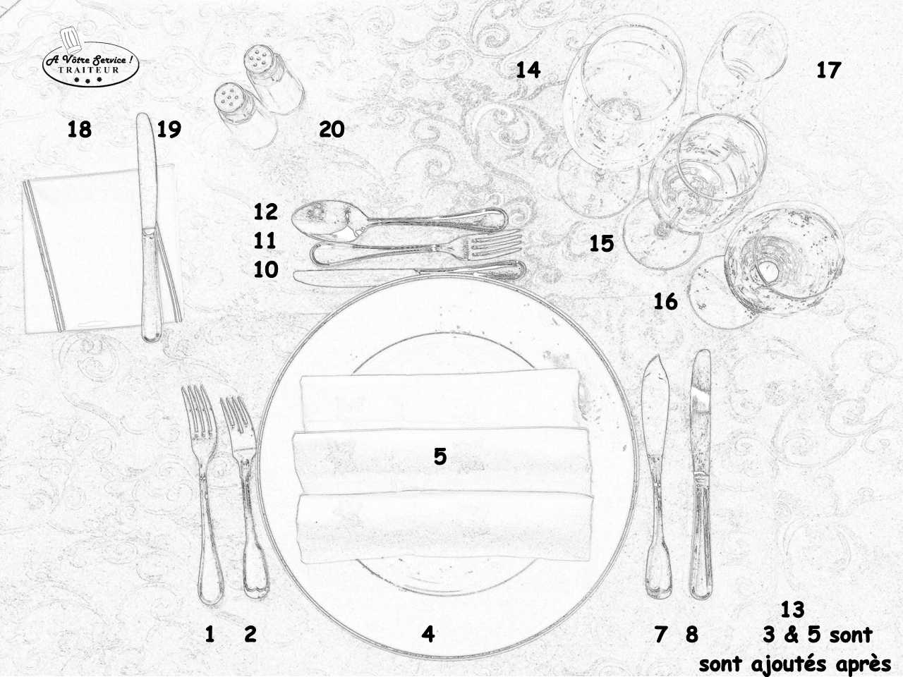 Mise de table banquet